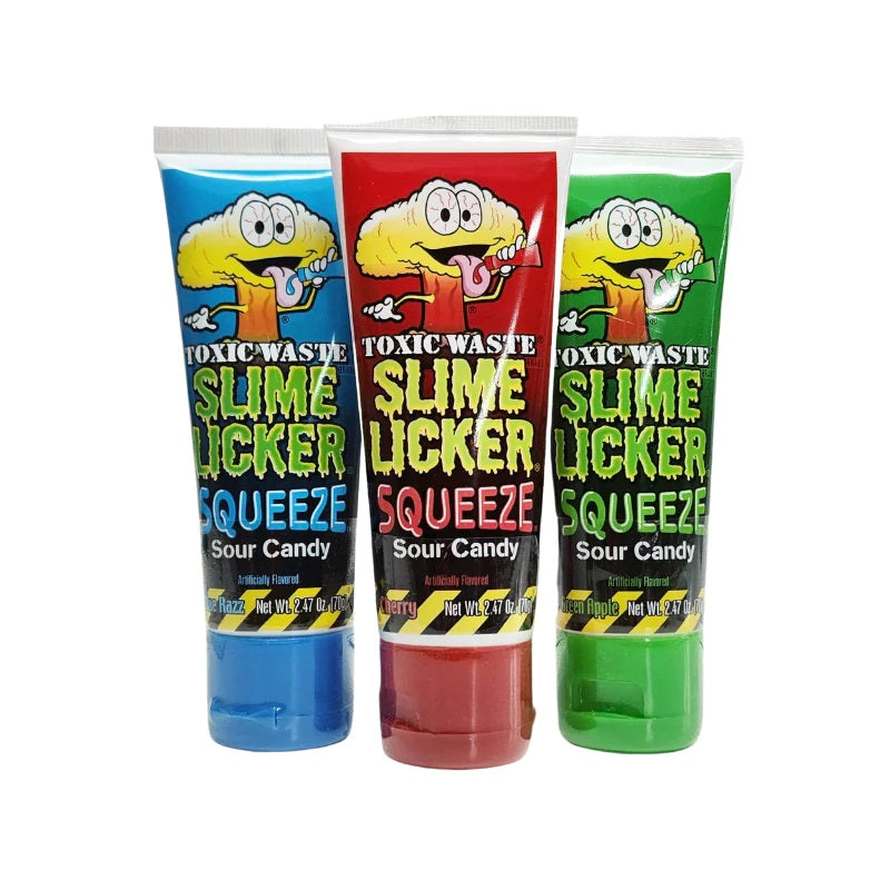 Toxic Waste Sour Slime Likcers Squeeze Candy - Blooms Candy & Soda Pop Shop